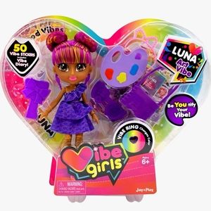 Vibe Girl Luna Art Vebe including 50 Stickers & Vibe Diary NWT